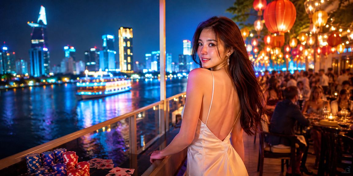 Người chơi bài tại chợ đêm TP.HCM – không khí sôi động gợi cảm giác trúng jackpot